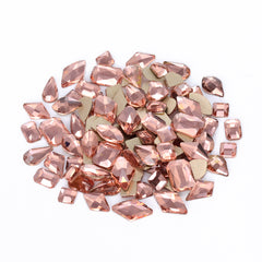 Mixed Shapes Champagne Flat Back Fancy Rhinestones For Nail Art WholesaleRhinestone