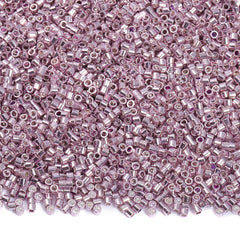 Metallic Light Pink Luster Color Hight Quality Glass Cylinder Seed Beads 1.6 MM Size JS3012