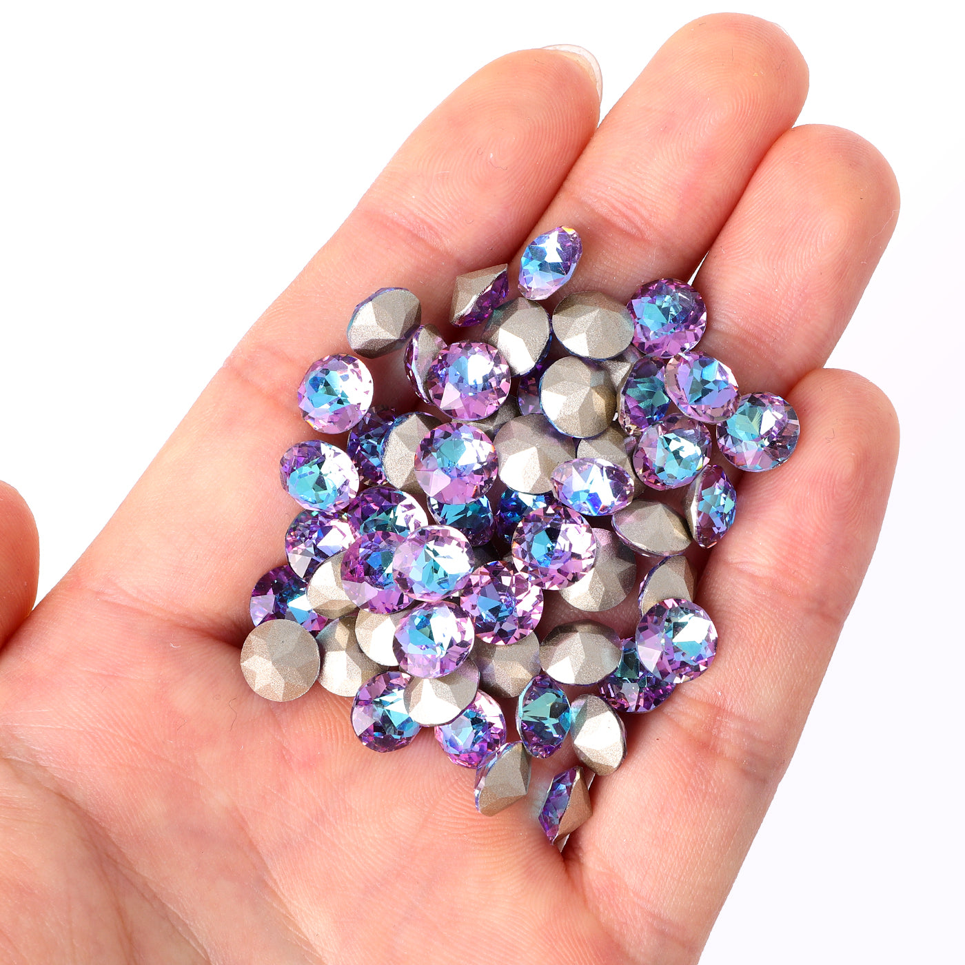 Vitrail Light XIRIUS Chaton Shape Glass Pointed Back Fancy Rhinestones Secondary image