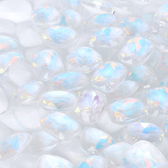 Crystal AM Pillow Shape Glass Pointed Back Fancy Rhinestones