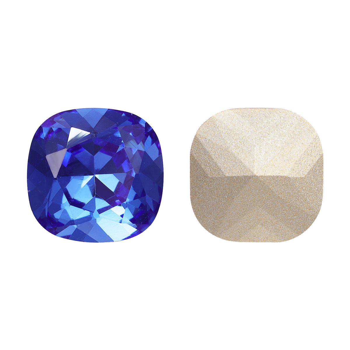 Light Sapphire Cushion Square Shape High Quality Glass Pointed Back Fancy Rhinestones WholesaleRhinestone Immagine principale del prodotto