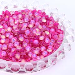 Mocha Opal Dk Rose Glass Flat Back Rhinestones WholesaleRhinestone