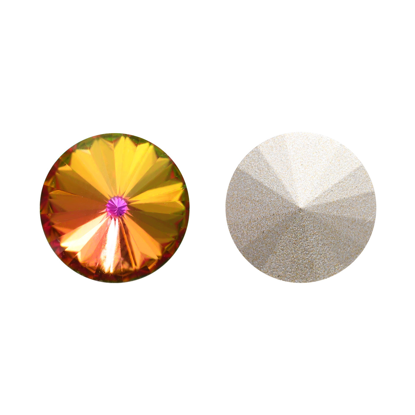 Vitrail Medium Rivoli Shape High Quality Glass Pointed Back Fancy Rhinestones WholesaleRhinestone メイン画像