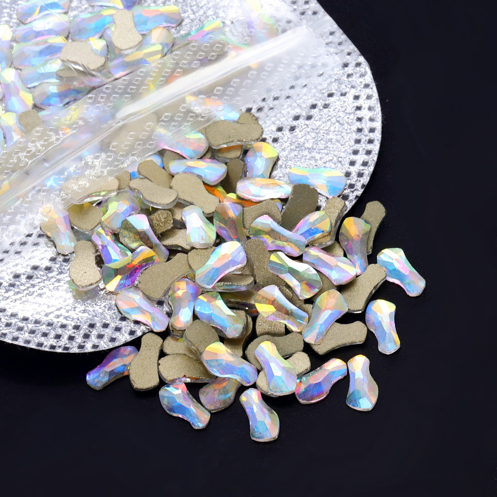Contour Shape Crystal AB Flat Back Fancy Rhinestones WholesaleRhinestone