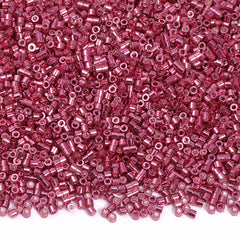 Metallic Rose Luster Color Hight Quality Glass Cylinder Seed Beads 1.6 MM Size JS3014