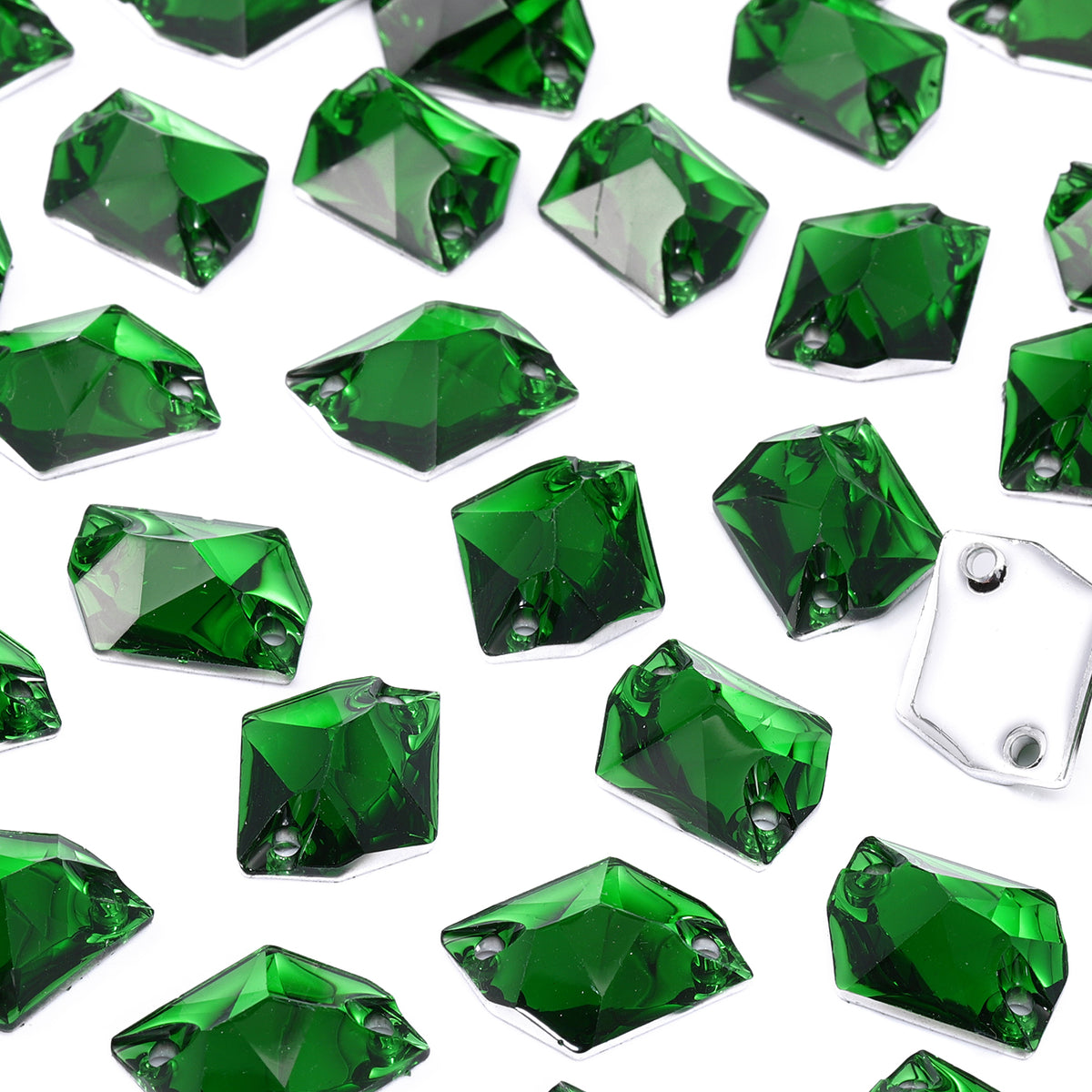 Cosmic Dark Green Resin Sew-on Rhinestones For Dance Costume WholesaleRhinestone