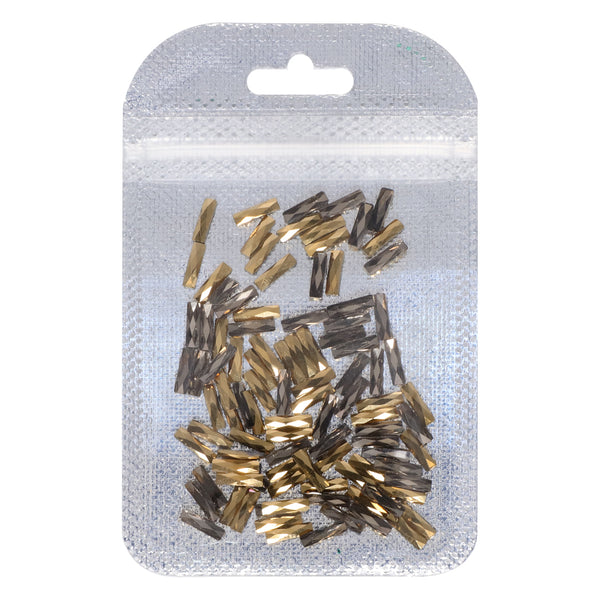 Rectangle Shape Aurum Flat Back Fancy Rhinestones WholesaleRhinestone