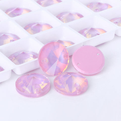 Rosaline AM Rivoli  Shape High Quality Glass Sew-on Rhinestones