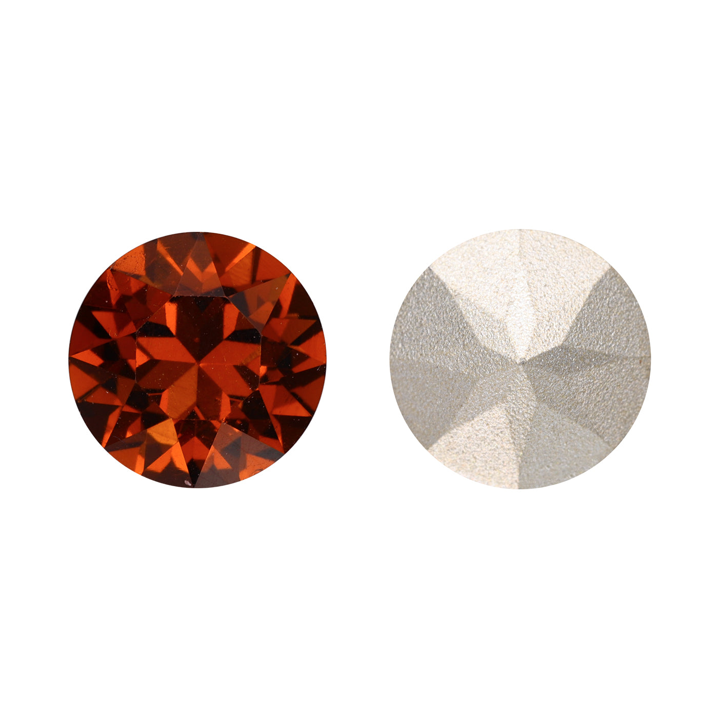 Tangerine XIRIUS Chaton Shape High Quality Glass Pointed Back Fancy Rhinestones WholesaleRhinestone Hauptbild