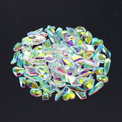 Mixed Shapes Crystal AB Unfoild Flat Back Fancy Rhinestones For Nail Art WholesaleRhinestone
