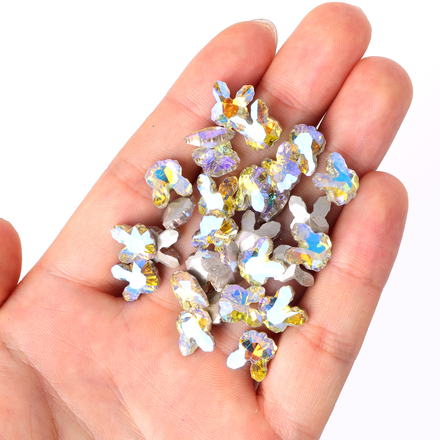 Paradise Shine Rabbit Shape Glass spiss tilbake fancy rhinestones Secondary image
