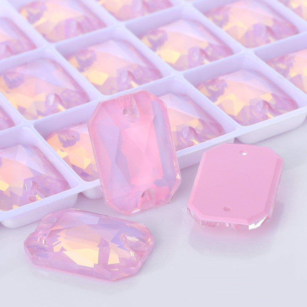 Rosaline AM Octagon Shape High Quality Glass Sew-on Rhinestones WholesaleRhinestone
