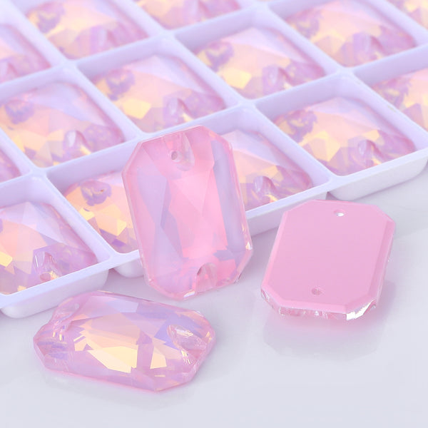 Rosaline AM Octagon Shape High Quality Glass Sew-on Rhinestones WholesaleRhinestone