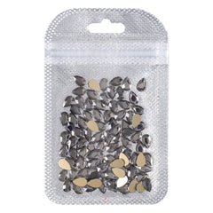 Butterfly Form Black Flat Back Fancy Rhinestones