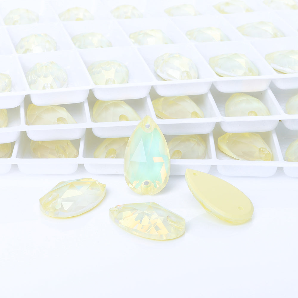 Jonquil AM Drop Shape High Quality Glass Sew-on Rhinestones