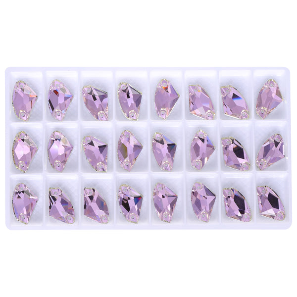 Vitrail Light Galactic Shape High Quality Glass Sew-on Rhinestones WholesaleRhinestone