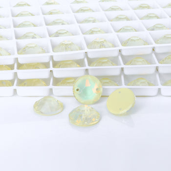 Jonquil AM XIRIUS Round Shape High Quality Glass Sew-on Rhinestones WholesaleRhinestone