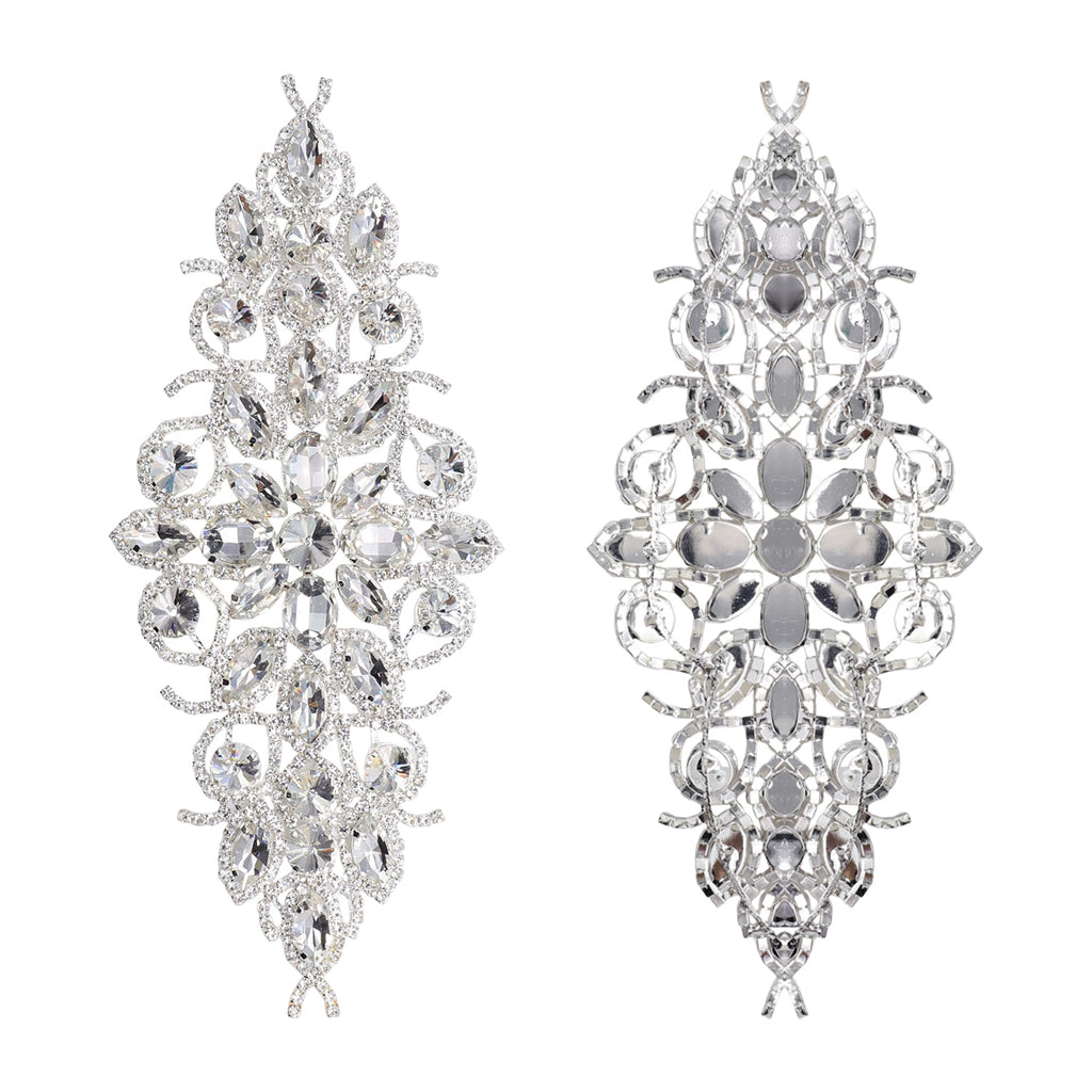 Sew-on Crystal Glass Rhinestone Applique RA427