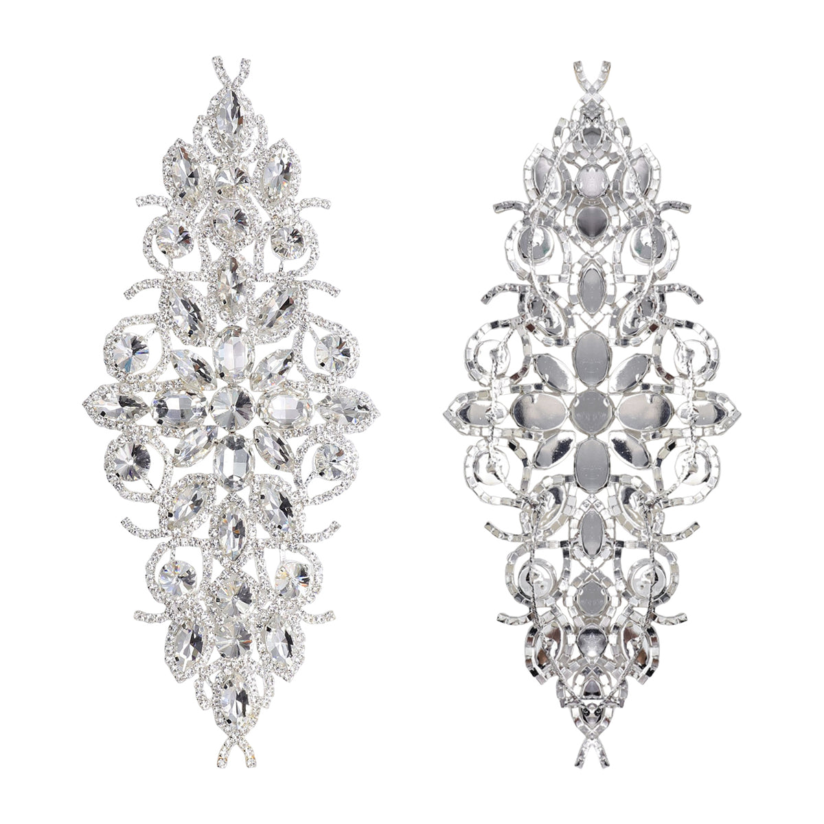 Sew-on Crystal Glass Rhinestone Applique RA427