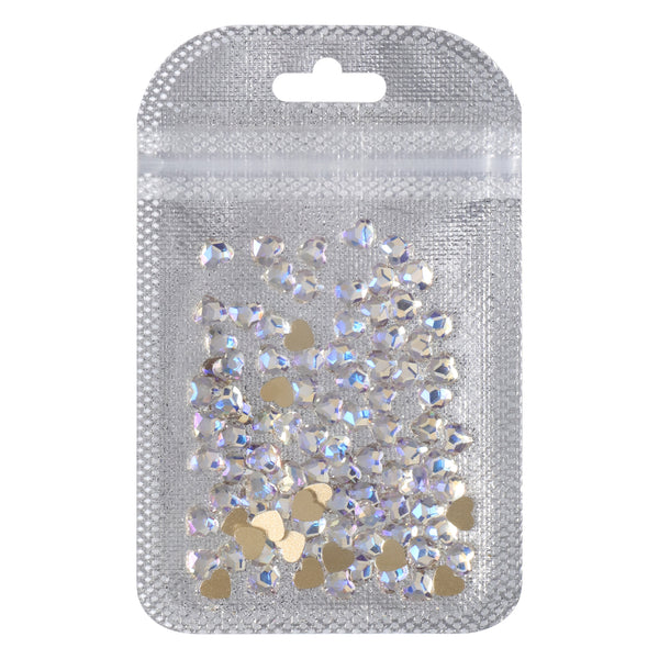 Heart Shape Blue Moonlight Flat Back Fancy Rhinestones WholesaleRhinestone