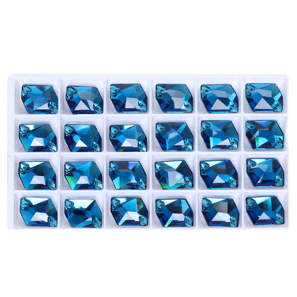 Indicolite Cosmic Shape High Quality Glass Sew-on Rhinestones WholesaleRhinestone