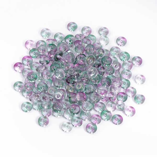 TMTG011 Transparent Candy Series Lucky Buckle Shape Glass Seed Beads WholesaleRhinestone