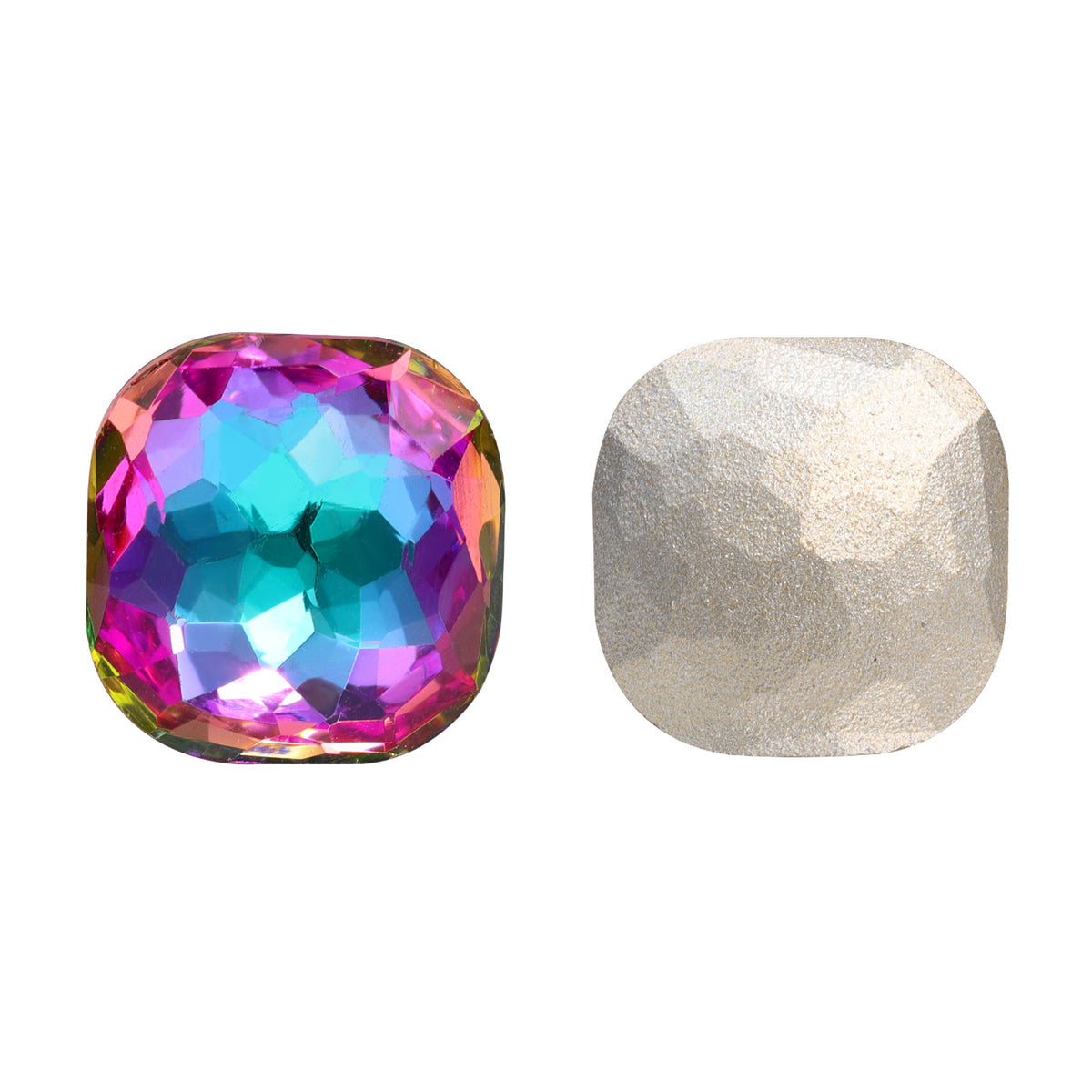Heliotrope Fantasy Cushion Square Shape High Quality Glass Pointed Back Fancy Rhinestones WholesaleRhinestone Hauptbild