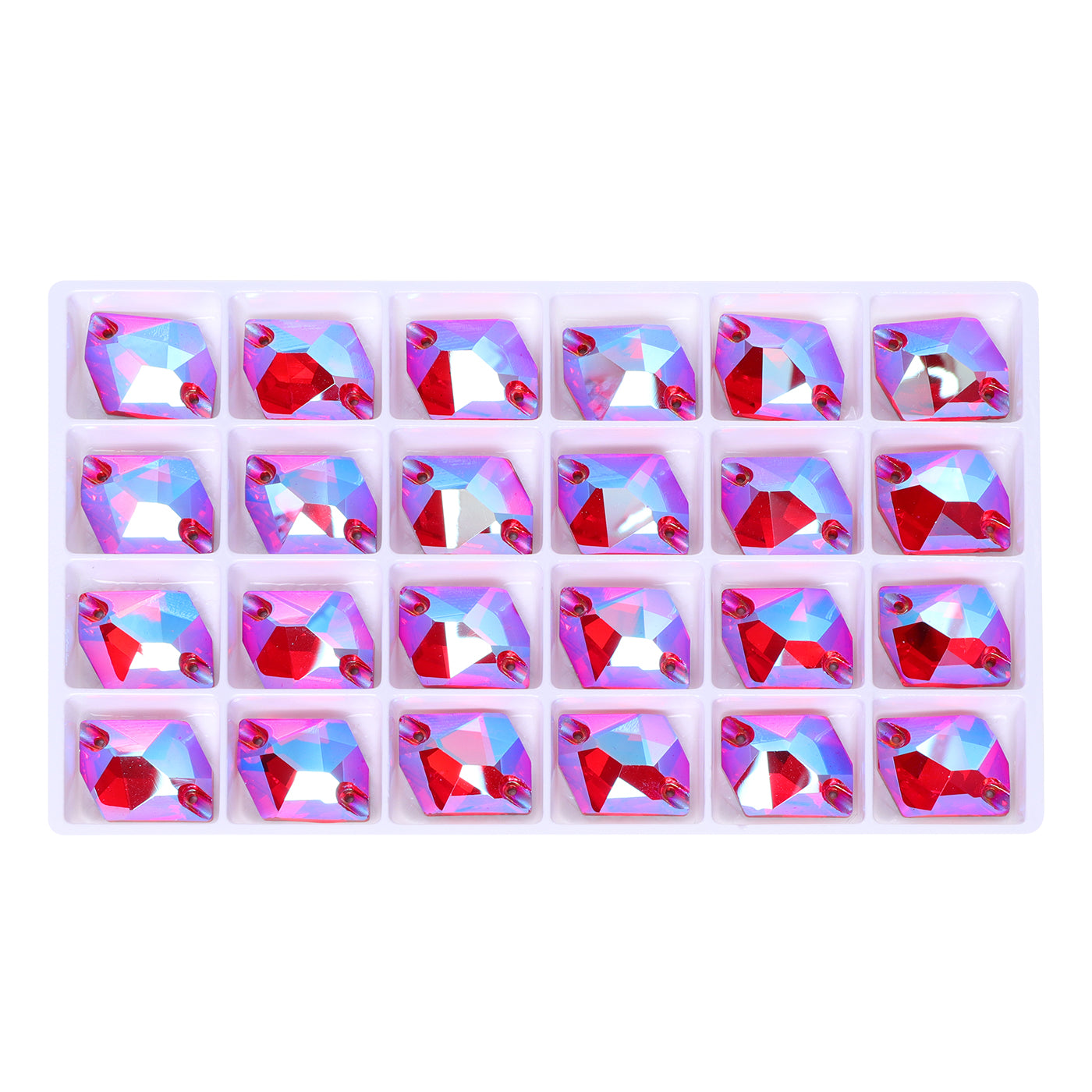 Light Siam Shimmer Cosmic Shape High Quality Glass Sew-on Rhinestones WholesaleRhinestone