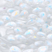 Crystal AM Drop Shape Glass Pointed Back Fancy Rhinestones WholesaleRhinestone