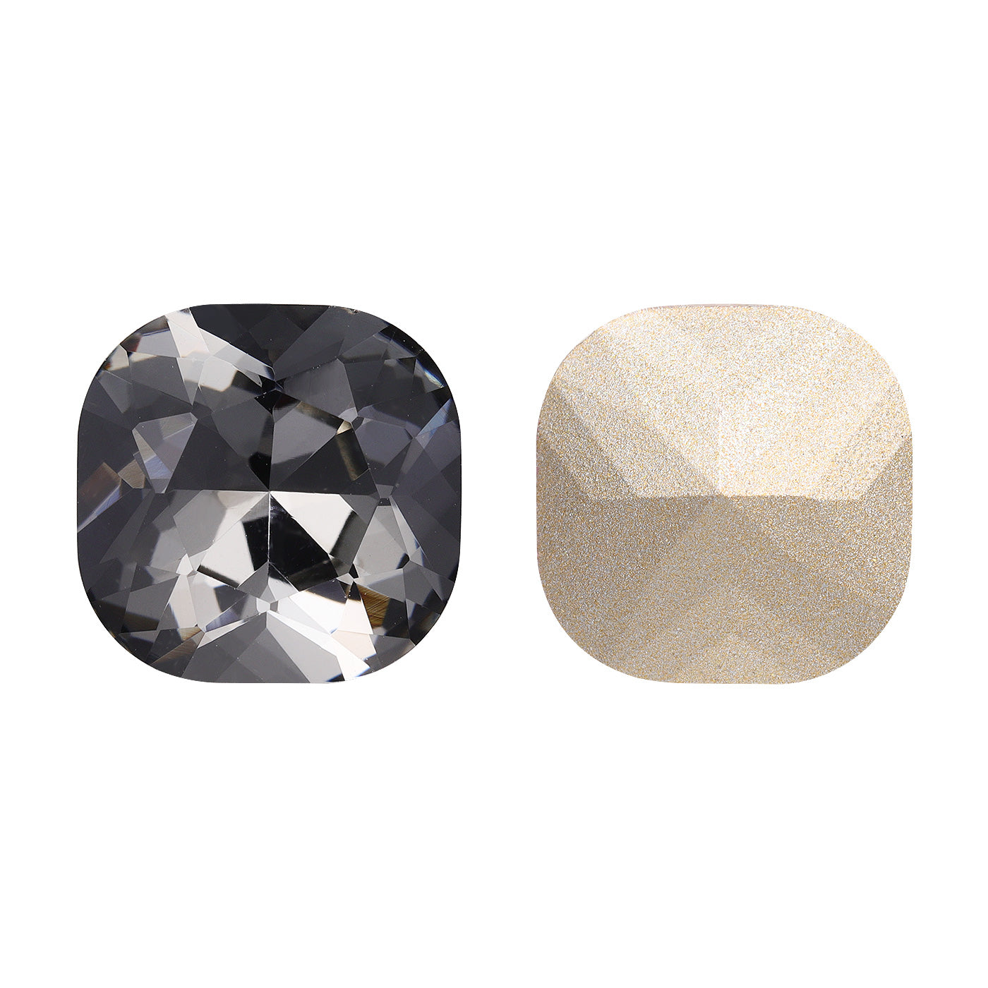 Black Diamond Cushion Square Shape High Quality Glass Pointed Back Fancy Rhinestones WholesaleRhinestone Main image