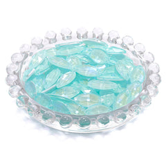 Luz de neón eléctrica Azore Nave Navette Shinestones de vidrio costura de vidrio
