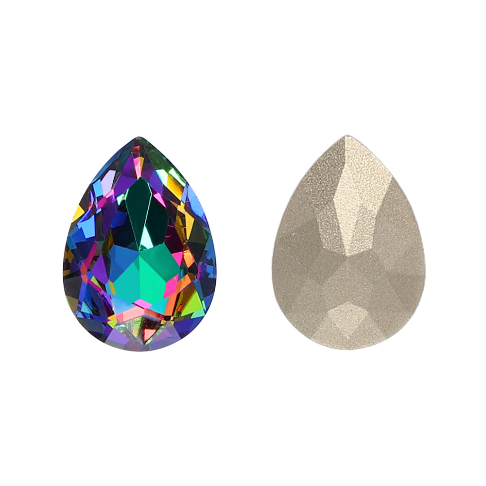 Volcano Pear Shape High Quality Glass Pointed Back Fancy Rhinestones WholesaleRhinestone メイン画像