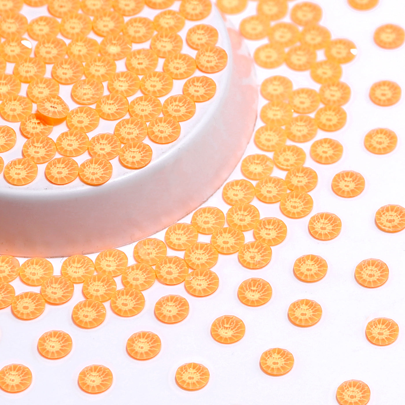 Neon Coral Orange Glass FlatBack Neon Rhinestones WholesaleRhinestone