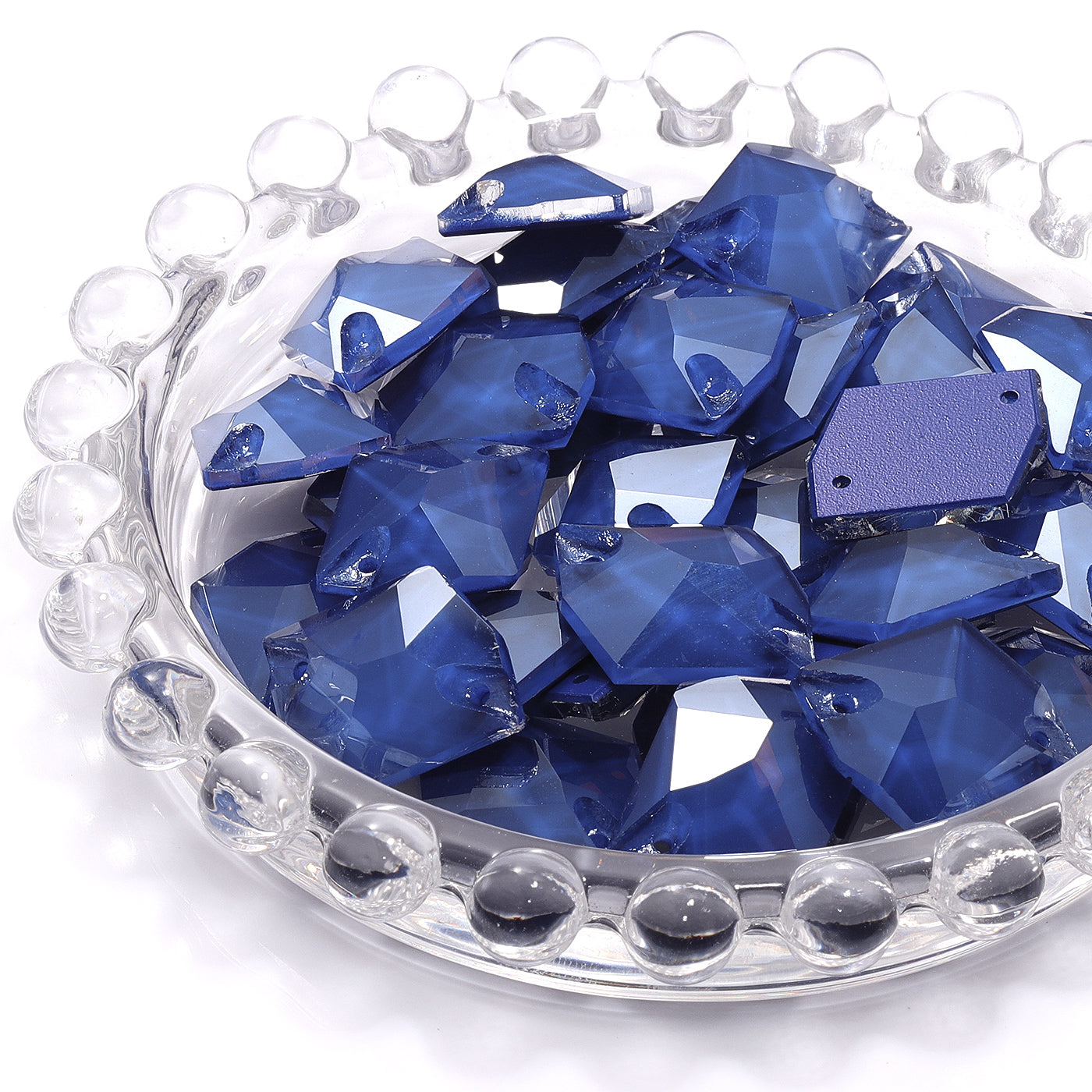 Mocha Sapphire Cosmic Shape High Quality Glass Sew-on Rhinestones WholesaleRhinestone