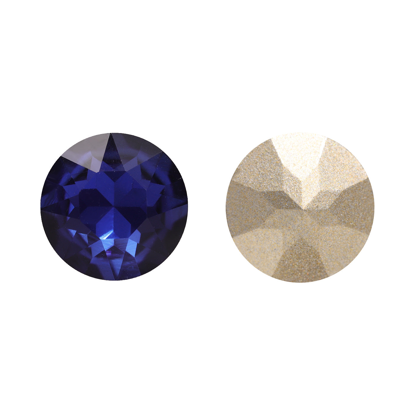 Montana Gemstone Flower Shape High Quality Glass Pointed Back Fancy Rhinestones WholesaleRhinestone Pääkuva