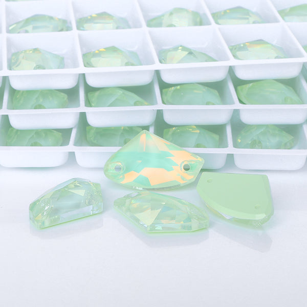 Light Azore AM Galactic Shape High Quality Glass Sew-on Rhinestones WholesaleRhinestone