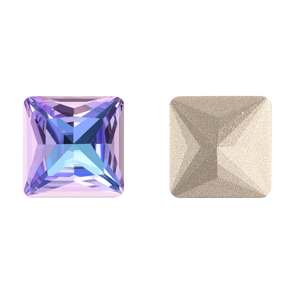 Vitrail Light Princess Square Shape High Quality Glass Pointed Back Fancy Rhinestones WholesaleRhinestone Main image