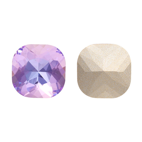 Vitrail Light Cushion Square Shape High Quality Glass Pointed Back Fancy Rhinestones WholesaleRhinestone