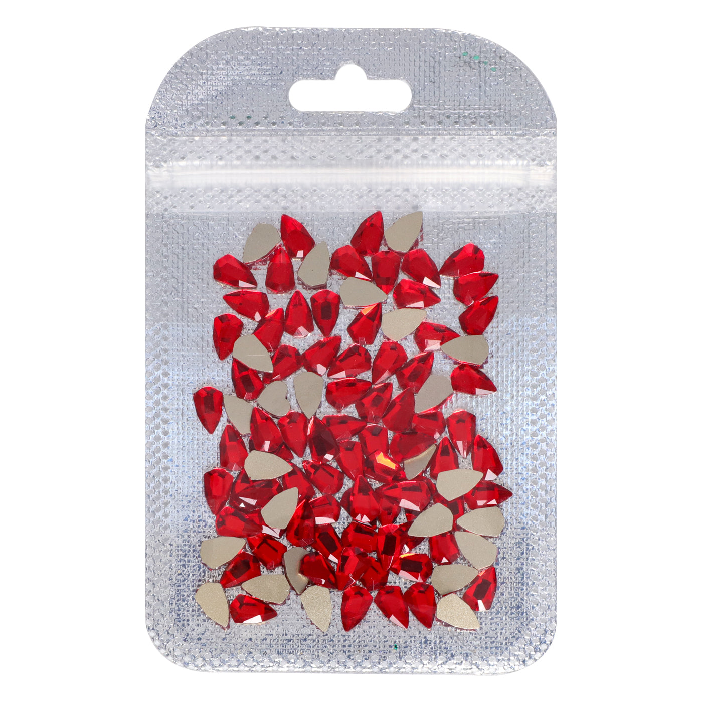 Shield Shape Siam Flat Back Fancy Rhinestones WholesaleRhinestone