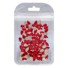 Shield Shape Siam Flat Back Fancy Rhinestones WholesaleRhinestone