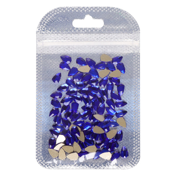 Shield Shape Sapphire Flat Back Fancy Rhinestones WholesaleRhinestone