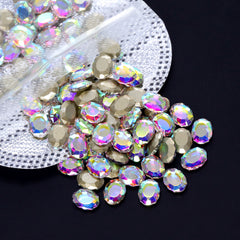 Crystal AB Magic Mirror Shape Pointed Back Fancy Rhinestones For Nail Art WholesaleRhinestone
