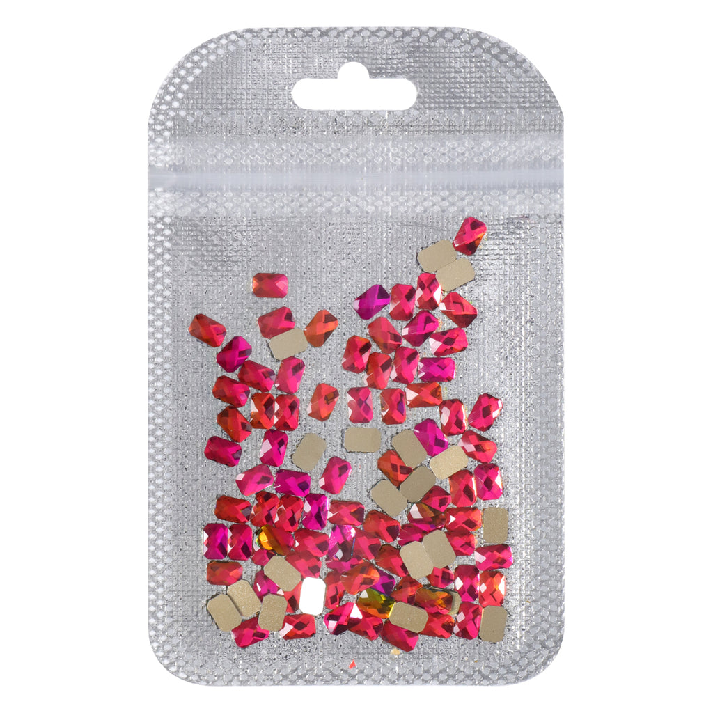 Octagon Shape Rainbow Flat Back Fancy Rhinestones WholesaleRhinestone