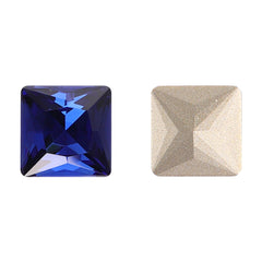 Montana Princess Square Shape High Quality Glass Pointed Back Fancy Rhinestones