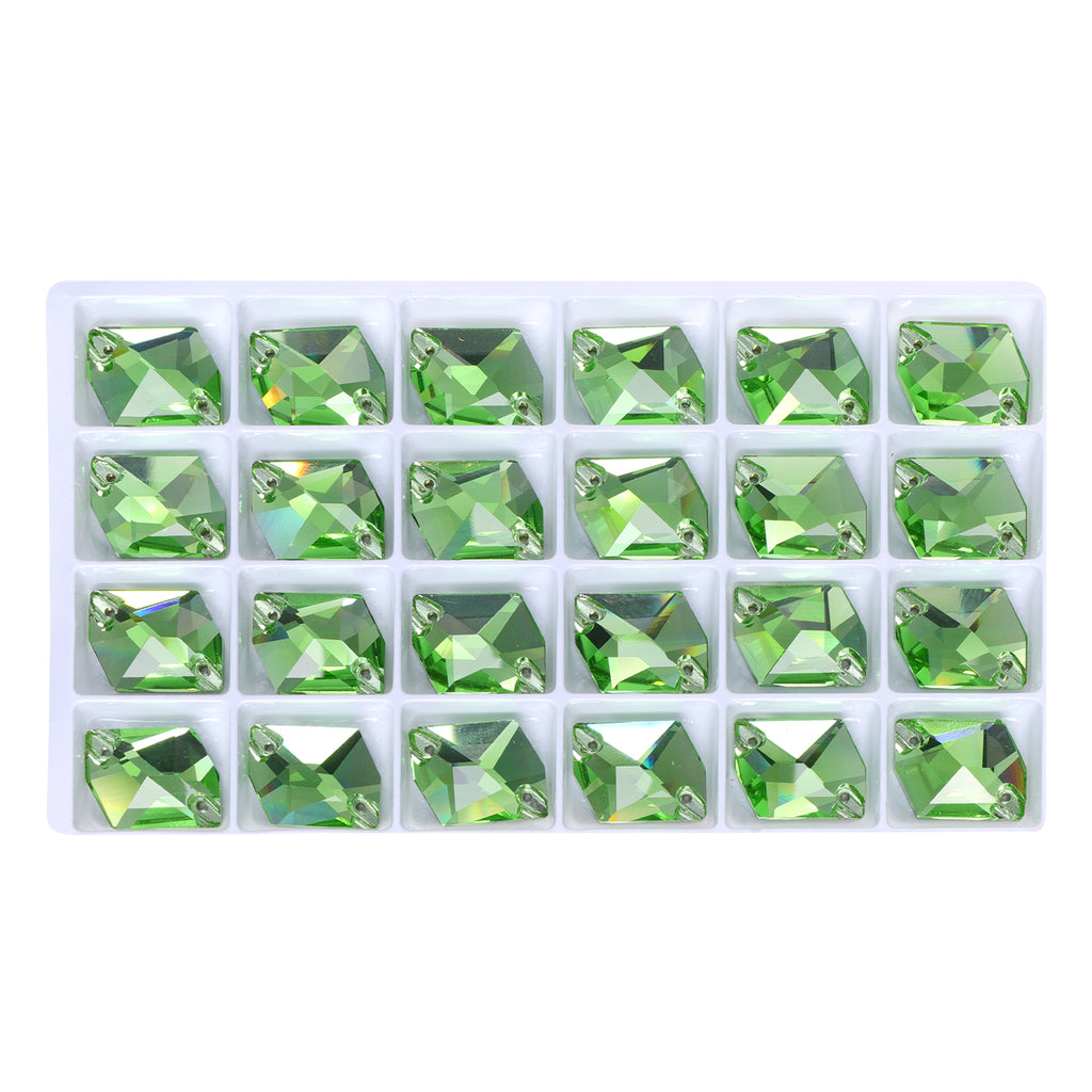 Peridot Cosmic Shape High Quality Glass Sew-on Rhinestones WholesaleRhinestone