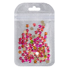 5 leaf plum blossoms Shape Rainbow Flat Back Fancy Rhinestones