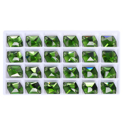 Fern Green Cosmic Shape High Quality Glass Sew-on Rhinestones WholesaleRhinestone