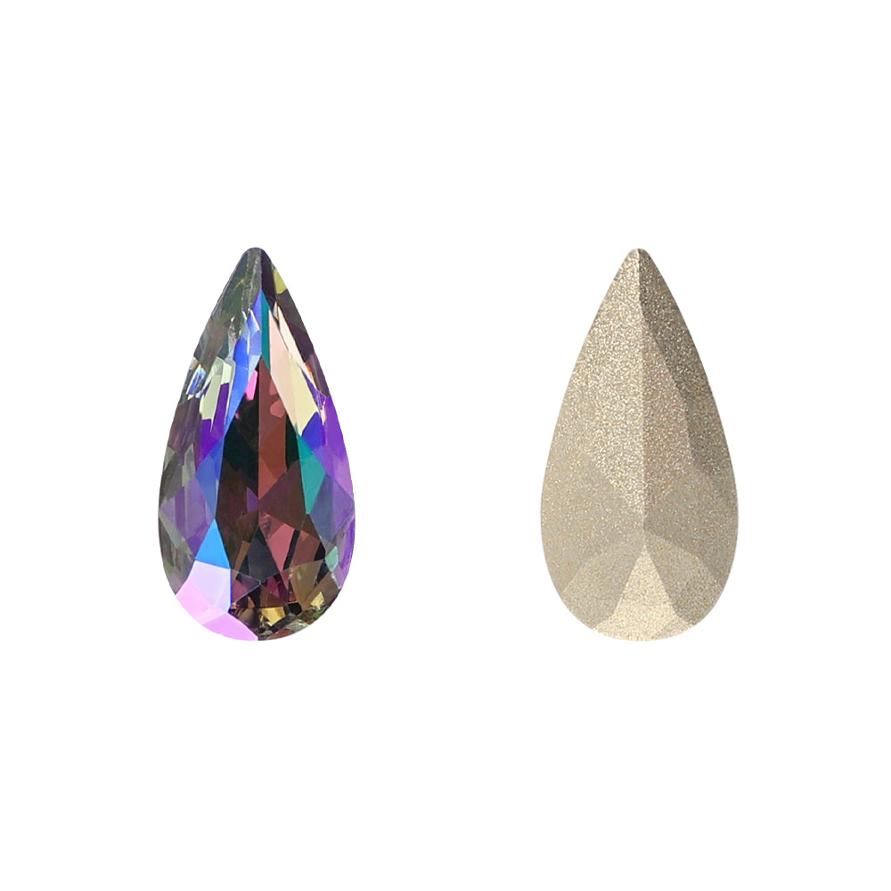 Ghost Light Teardrop form af høj kvalitet pegede tilbage fancy rhinestones Hovedbillede