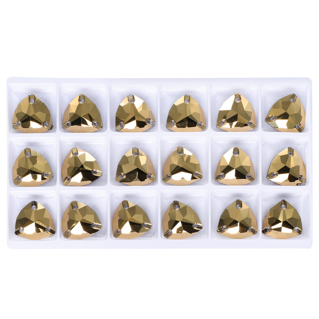 Dorado Trilliant Shape High Quality Glass Sew-on Rhinestones WholesaleRhinestone