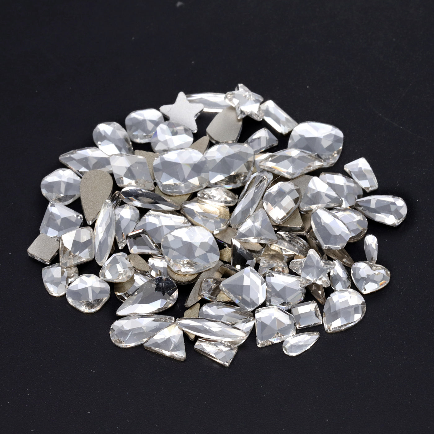 Mixed Shapes Crystal Flat Back Fancy Rhinestones For Nail Art WholesaleRhinestone